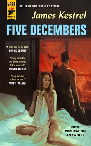 Kestrel - Five Decembers, hardcover, torn DJ