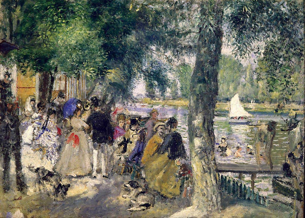 Jigsaw 1000 Piece Mini Puzzle "Bathing on the Seine" (still in shrinkwrap)