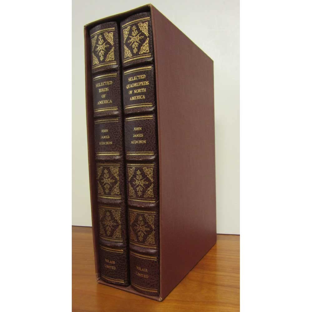 John James Audubon's Selected Birds of America and Selected Quadrupeds of America, in a slipcase.