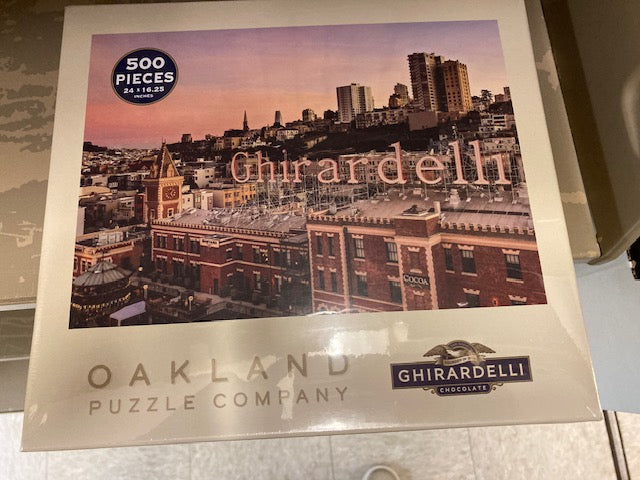Jigsaw 500 Piece "Ghiradelli Chocolate" (Still In Shrinkwrap)