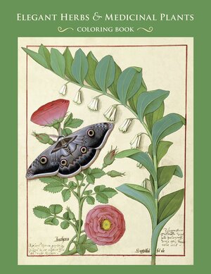 Elegant Herbs and Medicinal Plants Coloring Book PB