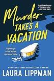 Lippmann - Murder Takes a Vacation, paperback (Mrs. Blossom), different cover art