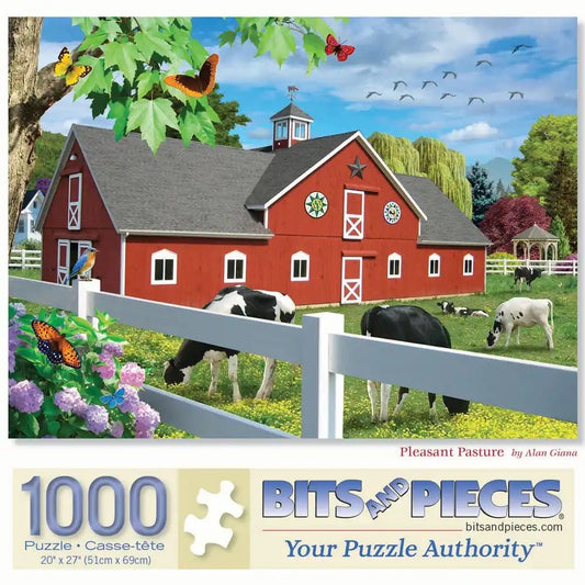 Jigsaw 1000 Piece "Pleasant Pasture" (still in shrinkwrap)