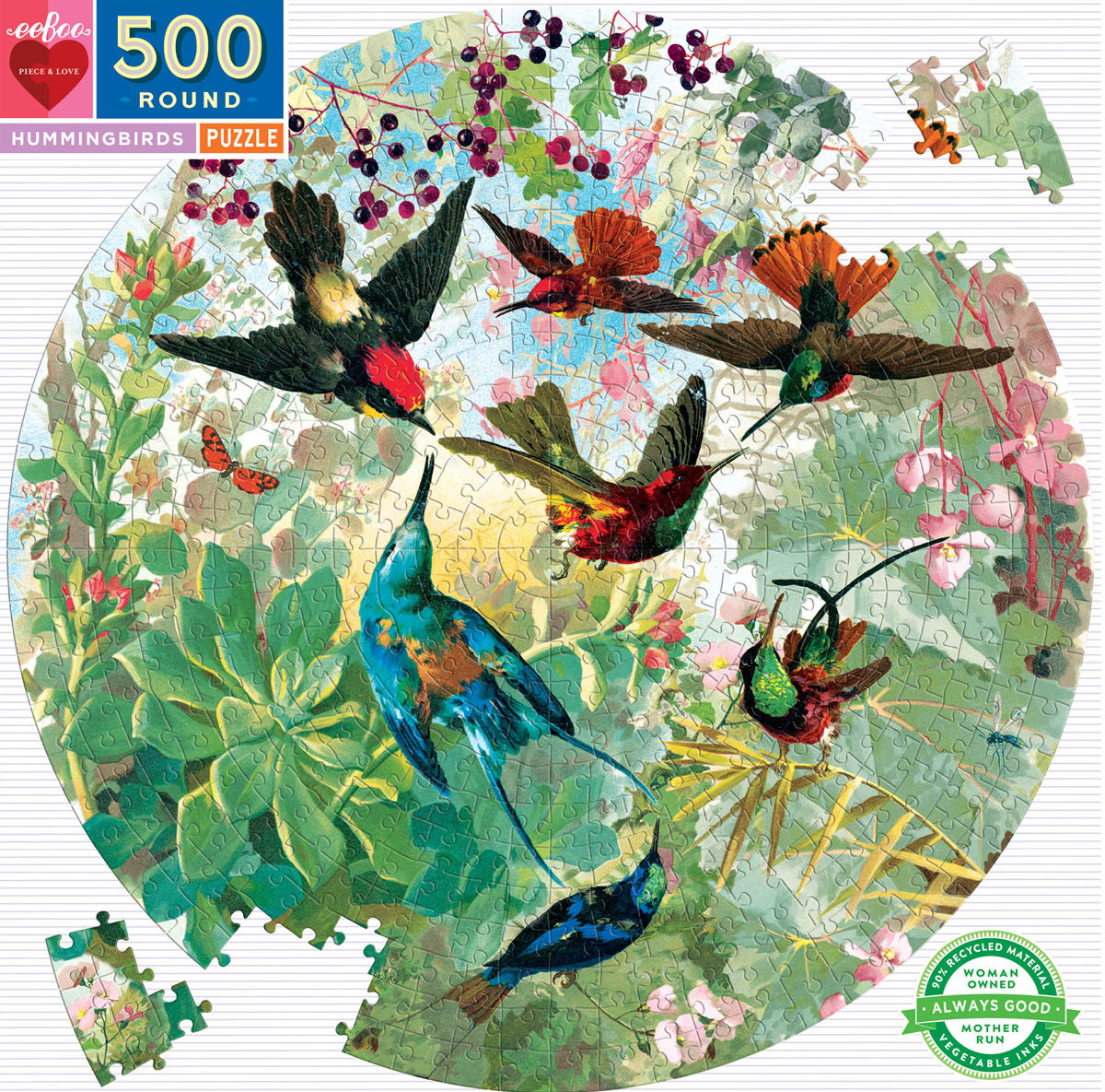 Jigsaw 500 Piece "Hummingbirds"