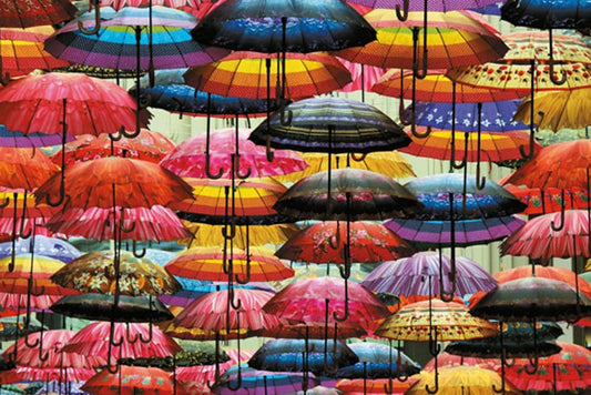 Jigsaw 1000 Piece "Colorful Umbrellas"