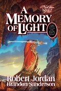 Jordan/Sanderson - Memory of light (Wheel of Time), hardcover, writing on inside page