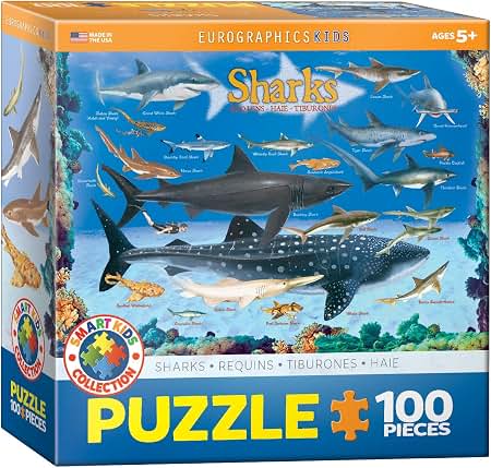 Jigsaw 100 Piece "Sharks"