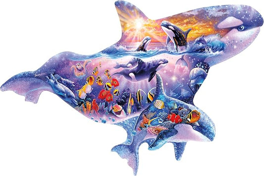 Jigsaw 500 Piece "Shaped Like An Orca"