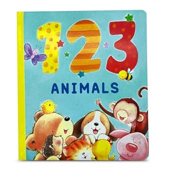 123 Animals Fun Board Books - Kids Books - Childrens Books - Toddler Books by Page Publications cover image