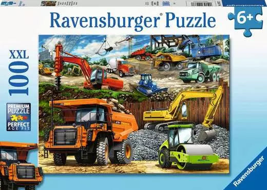 Jigsaw 100 Piece "Construction Vehicles"