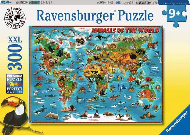 Jigsaw 300 Piece "World of Animals"