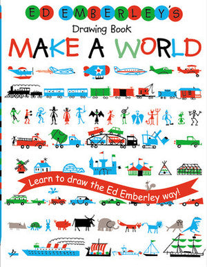 Ed Emberley's Drawing Book: Make a World (pb)