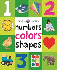 1 2 3 Numbers, Colors, Shapes - padded board book