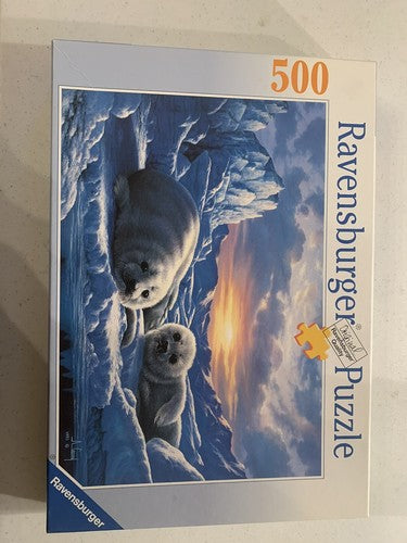 Jigsaw 500 Piece "Seal Pups In The Eternal Ice"