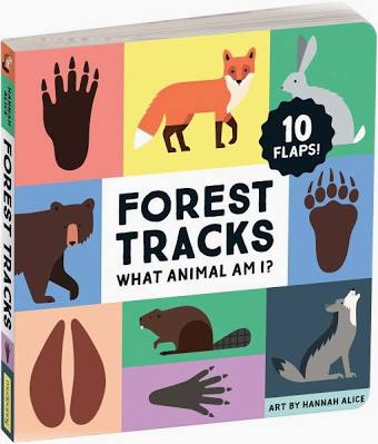 Forest Tracks: What Animal Am I? - board book
