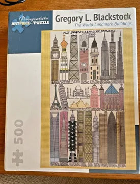 Jigsaw 500 Piece "The World Landmark Buildings"
