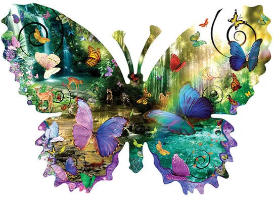Jigsaw 1000 Piece "Forest Butterfly"
